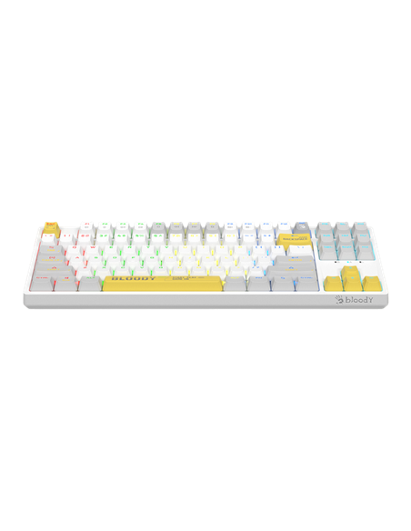 Tastatură Bloody S87, Cu fir, Alb Tastatură Bloody S87, Cu fir, Alb