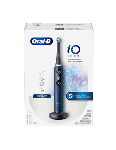 Periuță de dinți electrică Braun Oral-B iO 7, Albastru