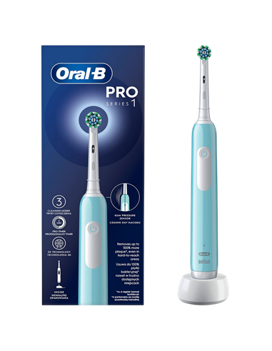 Электрическая зубная щетка Braun Oral-B Pro Series 1, Caribbean Blue