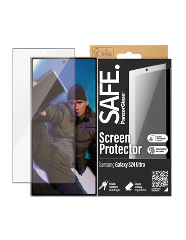 Sticlă de protecție PanzerGlass SAFE. Samsung Galaxy S24 Ultra, Transparent