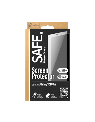 Защитное стекло PanzerGlass SAFE. Samsung Galaxy S24 Ultra, Прозрачный