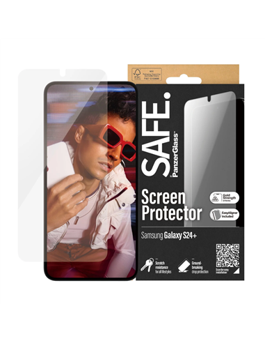 Sticlă de protecție PanzerGlass SAFE. Ultra-Wide Fit Samsung Galaxy S24+, Transparent