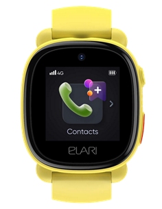 Детские часы Elari KidPhone 4G Lite, Жёлтый 2