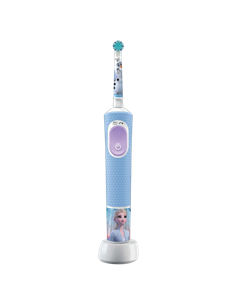 Электрическая зубная щетка Braun Oral-B Vitality PRO Kids Frozen, Голубой