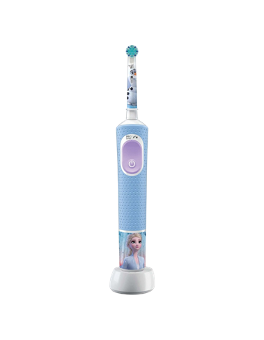 Электрическая зубная щетка Braun Oral-B Vitality PRO Kids Frozen, Голубой