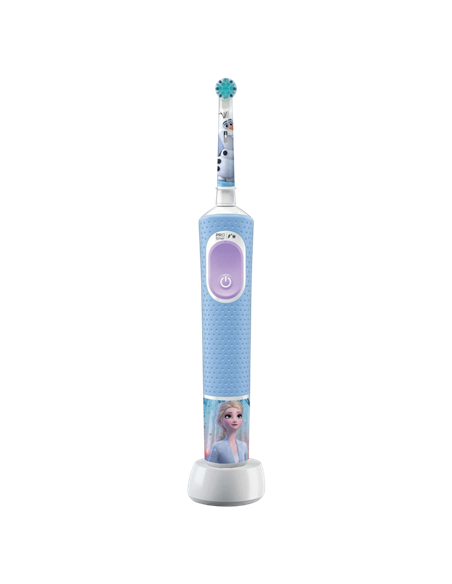 Электрическая зубная щетка Braun Oral-B Vitality PRO Kids Frozen, Голубой