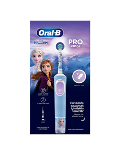 Электрическая зубная щетка Braun Oral-B Vitality PRO Kids Frozen, Голубой 2