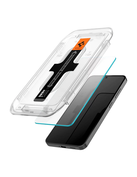 Защитное стекло Spigen Samsung S24, EZ FIT, Tempered Glass, Прозрачный