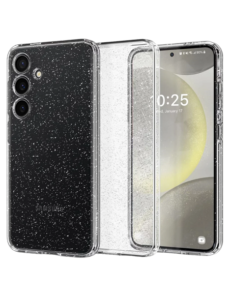 Husă Spigen Samsung Galaxy S24, Liquid Crystal, Cristal cu sclipici