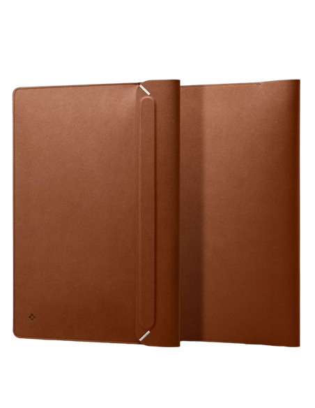 Husă pentru laptop Spigen Valentinus 15-16", Piele artificială, Cafeniu Husă pentru laptop Spigen Valentinus 15-16", Piele artificială, Cafeniu