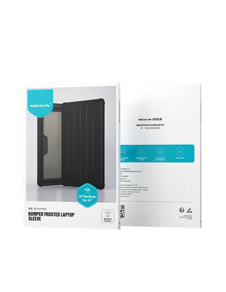 Husă pentru laptop Nillkin Bumper Frosted, 16", TPU, Negru Husă pentru laptop Nillkin Bumper Frosted, 16", TPU, Negru