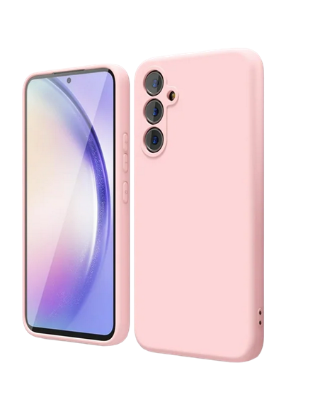 Husă Xcover Soft Touch pentru Samsung Galaxy A15, Roz