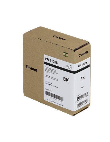Картридж чернильный Canon PFI-110, 160мл, Чёрный
