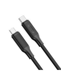 Кабель для зарядки и синхронизации XO NB-Q265B, USB Type-C/USB Type-C, 1м, Чёрный 2