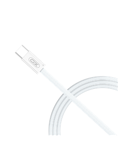 Cablu încărcare și sincronizare XO NB-Q260B, USB Type-C/USB Type-C, 1,5m, Alb 2
