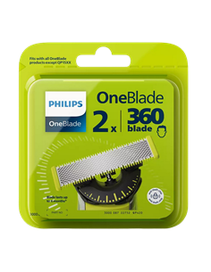 Lamă de schimb pentru aparatul de ras electric Philips QP420/50, Negru | Verde 2