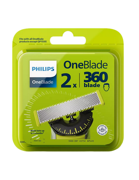 Lamă de schimb pentru aparatul de ras electric Philips QP420/50, Negru | Verde Lamă de schimb pentru aparatul de ras electric Philips QP420/50, Negru | Verde