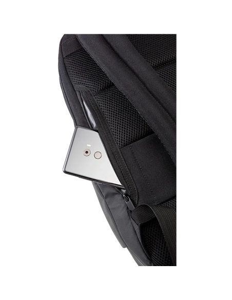 Rucsac zilnic NINETYGO City Commuter, 13", Nailon, Poliester, Negru