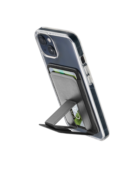 Подставка для смартфона Cellularline Pocket Stand Mag, Чёрный