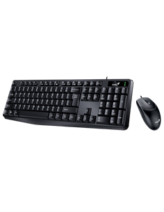 Клавиатура и мышь Genius KM-170, Проводное, Чёрный 2