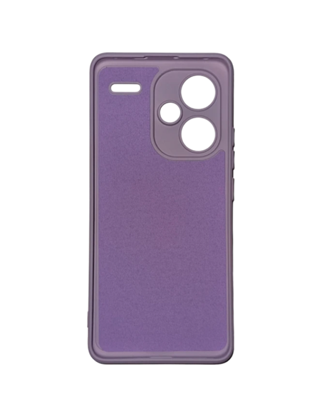 Husă Xcover Redmi Note 13 Pro+ Soft Touch (Microfiber), Violet deschis Husă Xcover Redmi Note 13 Pro+ Soft Touch (Microfiber), Violet deschis