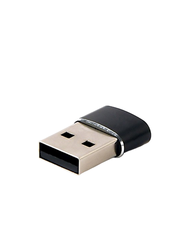 Adaptor pentru cablu USB Cablexpert A-USB2-AMCF-02, USB Type-A (M)/USB Type-C (F), Negru