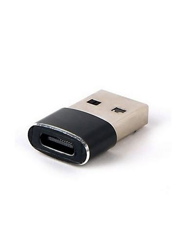 Adaptor pentru cablu USB Cablexpert A-USB2-AMCF-02, USB Type-A (M)/USB Type-C (F), Negru
