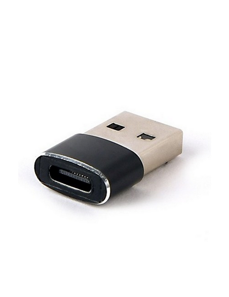 Adaptor pentru cablu USB Cablexpert A-USB2-AMCF-02, USB Type-A (M)/USB Type-C (F), Negru