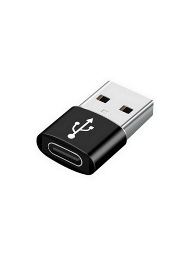 Adaptor pentru cablu USB Cablexpert A-USB2-AMCF-02, USB Type-A (M)/USB Type-C (F), Negru