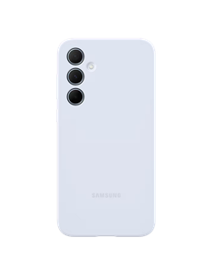 Husă Samsung Silicone Cover pentru Galaxy A35, Albastru deschis