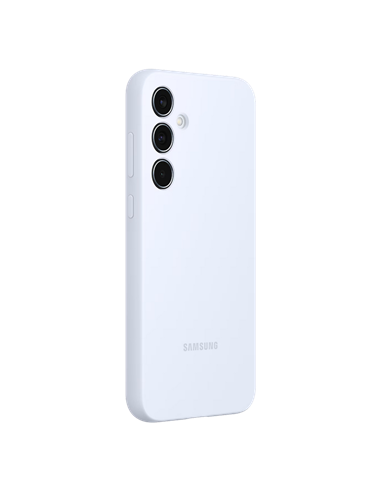 Husă Samsung Silicone Cover pentru Galaxy A35, Albastru deschis