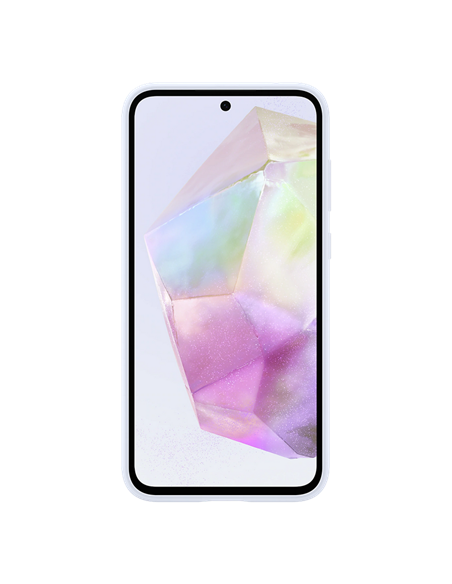 Husă Samsung Silicone Cover pentru Galaxy A35, Albastru deschis