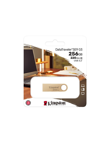 Memorie USB Kingston DataTraveler SE9 G3, 128GB, Auriu