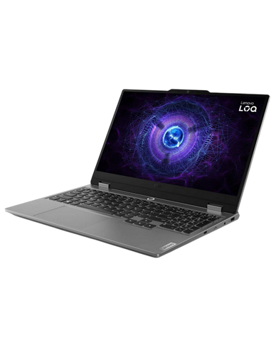 Laptop Gaming 15,6" Lenovo LOQ 15IAX9, Luna Grey, Intel Core i5-12600HX, 24GB/512GB, Fără SO