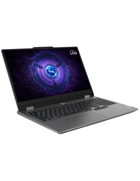 Laptop Gaming 15,6" Lenovo LOQ 15IAX9, Luna Grey, Intel Core i5-12600HX, 24GB/512GB, Fără SO