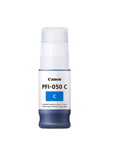 Картридж чернильный Canon PFI-050 C, 70мл, Голубой 2