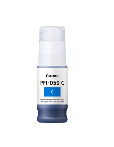 Картридж чернильный Canon PFI-050 C, 70мл, Голубой
