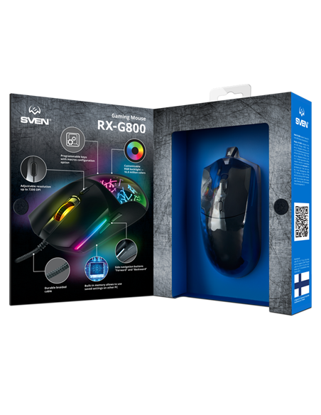 Игровая мышь SVEN RX-G800, Чёрный Игровая мышь SVEN RX-G800, Чёрный