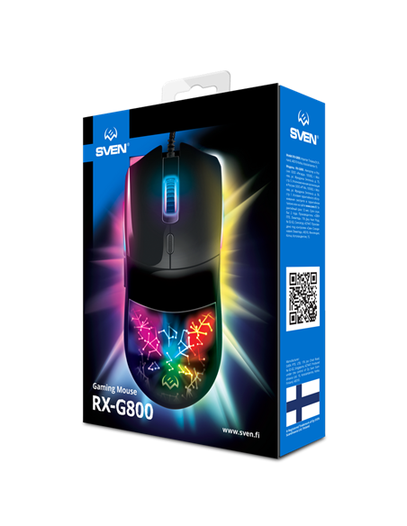 Игровая мышь SVEN RX-G800, Чёрный Игровая мышь SVEN RX-G800, Чёрный