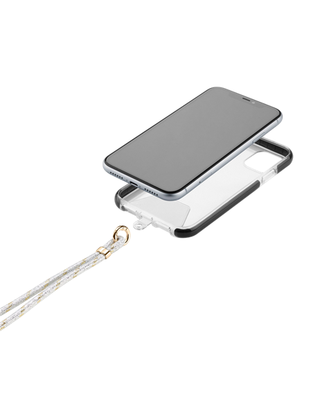Suport pentru smartphone Cellularline Universal Lace, Argintiu Suport pentru smartphone Cellularline Universal Lace, Argintiu
