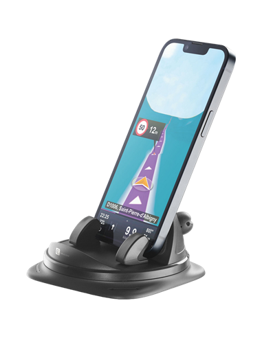 Держатель для смартфона Cellularline Dash Hub 360, Чёрный