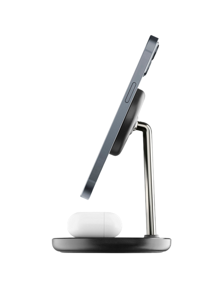 Încărcător wireless Cellularline Mag Duo, 7.5W, Negru