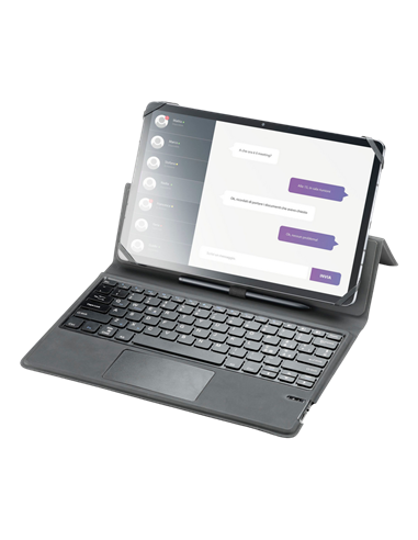 Husă pentru tabletă Cellularline Keyboard Case, 11", Negru