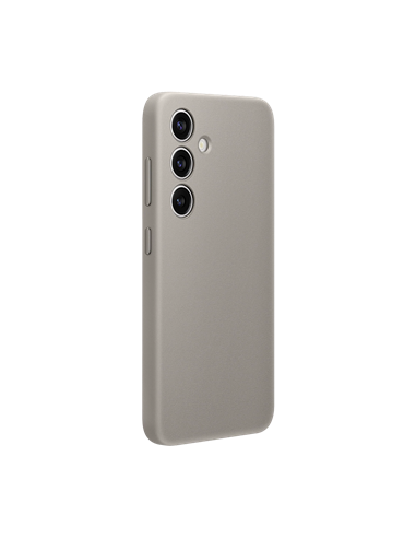Чехол Samsung Vegan Leather Case Galaxy S24, Серо-коричневый