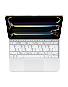 Tastatură Apple Magic Keyboard pentru iPad Pro 13‑inchi (M4), Alb