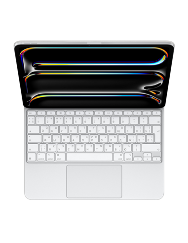 Tastatură Apple Magic Keyboard pentru iPad Pro 13‑inchi (M4), Alb