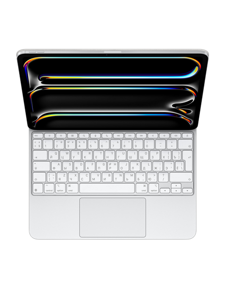 Tastatură Apple Magic Keyboard pentru iPad Pro 13‑inchi (M4), Alb