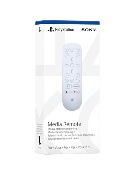 Control panel SONY PS5 Media Remote, Alb Control panel SONY PS5 Media Remote, Alb
