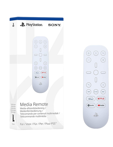 Control panel SONY PS5 Media Remote, Alb Control panel SONY PS5 Media Remote, Alb