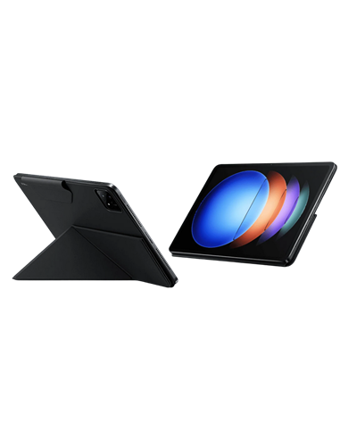 Чехол для планшета Xiaomi Pad 6S Pro Cover, 12,4", ПУ, ПК, Стекловолокно, Чёрный